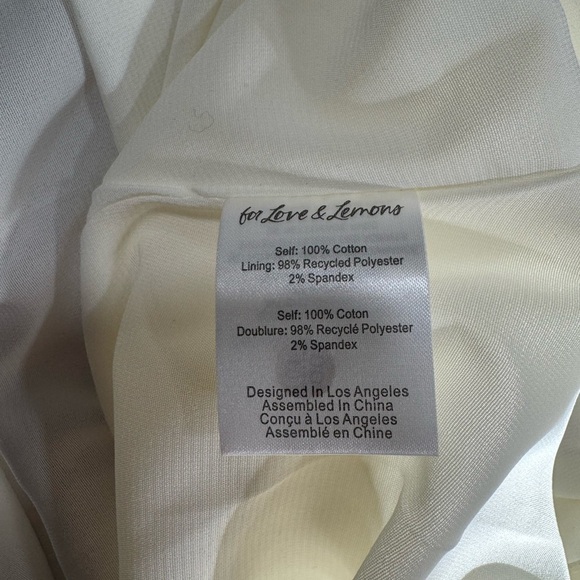 For Love and Lemons Arya Mini Dress NWOT sz medium - Picture 13 of 16